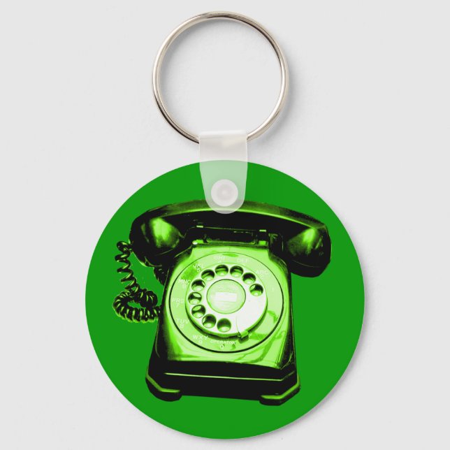 Hotline Green Key Ring (Front)