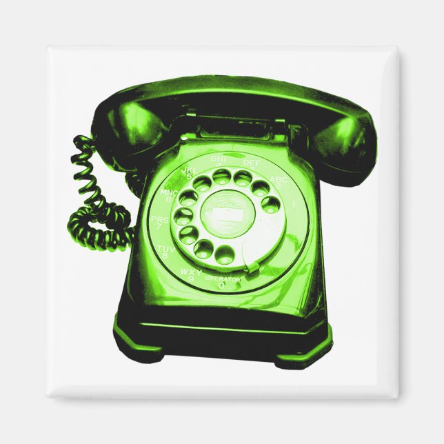 Hotline Green Magnet (Front)