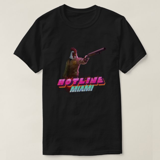 Hotline Miami- Jacket  T-Shirt (Design Front)