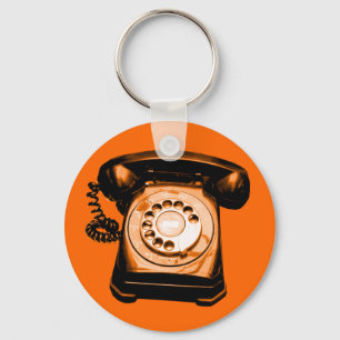 Hotline Orange Key Ring