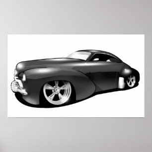 hotrod grey poster