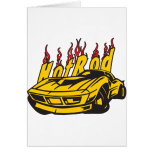 Hotrod Vette Flames