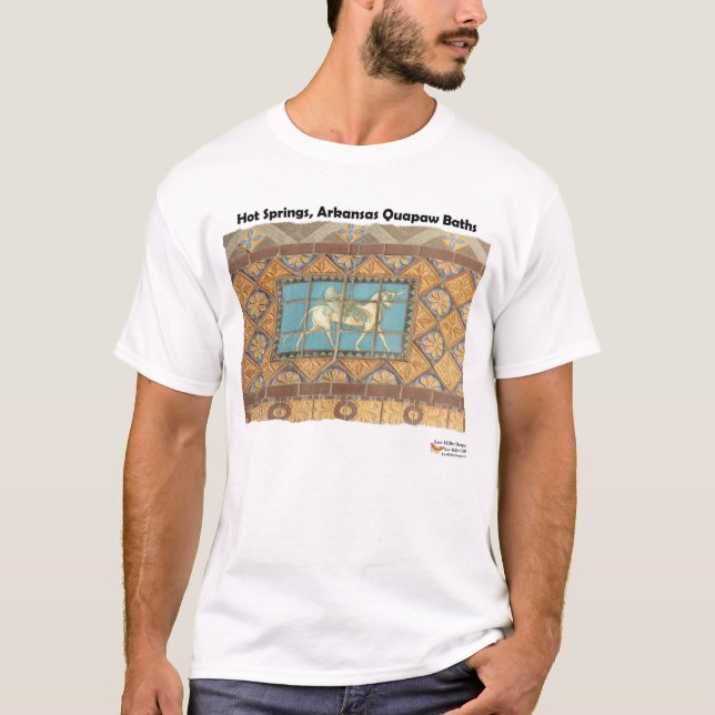 HotSprings, AR Quapaw Dome Tiles II Gifts Apparel T-Shirt (Front)