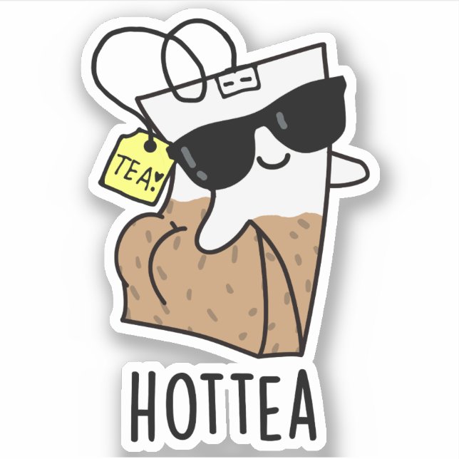 Hottea Funny Hot Tea Pun  (Front)