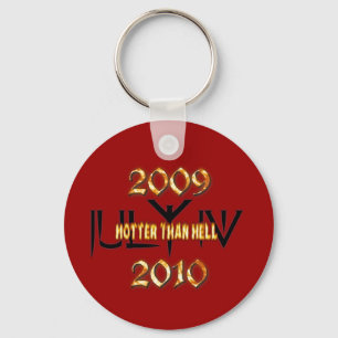 Hotter Than Hell anniversary key chain