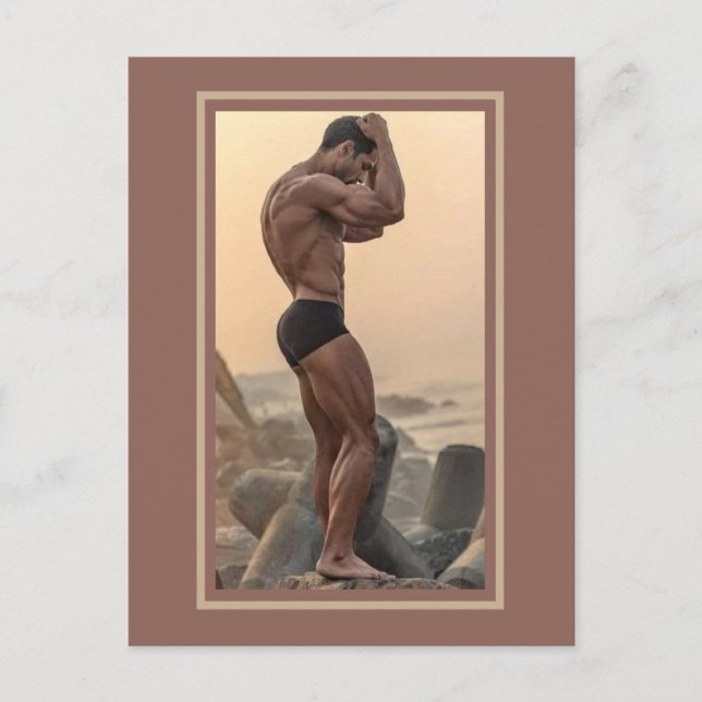 Hottest Hunks on the Planet! Time For Equality! Po Postcard (Front)