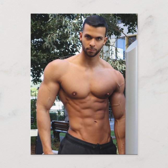 Hottest Hunks on the Planet! Time For Equality! Postcard (Front)