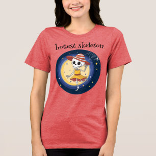 Hottest Skeleton Halloween Shirt Cute and Funny