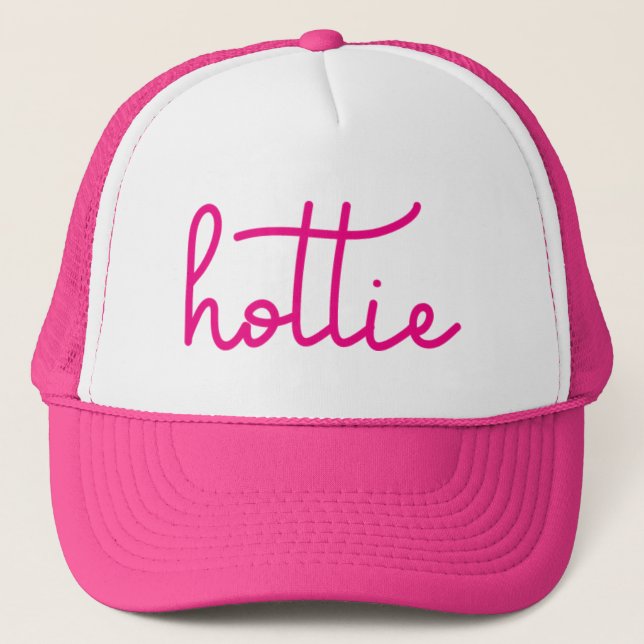 hottie. trucker hat (Front)