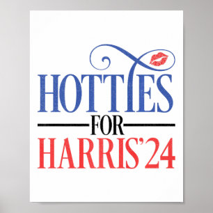 Hotties For Harris 2024  Poster