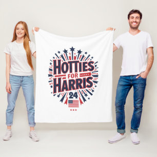 Hotties for Harris Fleece Blanket