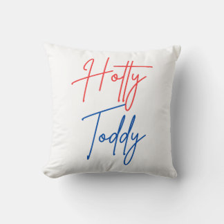 Hotty Toddy Ole Miss Throw Pillow