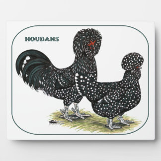 Houdan Chickens Plaque