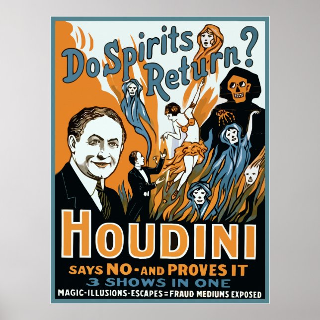 Houdini Do Spirits Return Poster (Front)