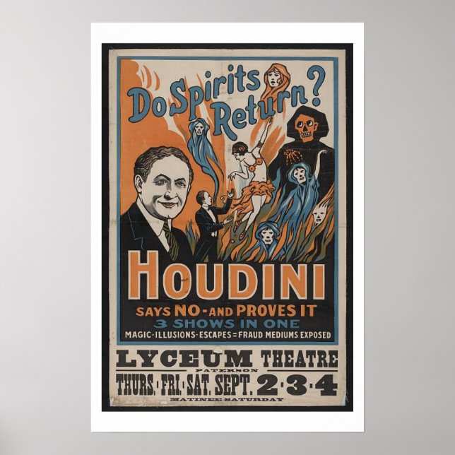 Houdini - Do Spirits Return? Poster (Front)