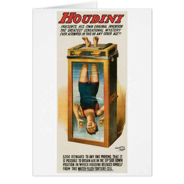 Houdini ~ Illusionist Vintage Magic / Escape Art (Front)