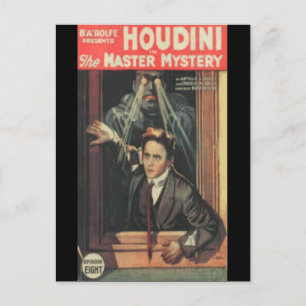 Houdini the man of mystery postcard