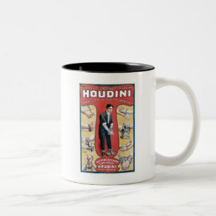 Houdini Vintage Magic Two-Tone Coffee Mug