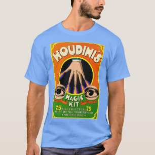Houdinis Magic Kit 70s Retro Book T-Shirt