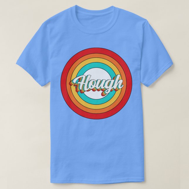 Hough Name Shirt Vintage Hough Circle (Design Front)
