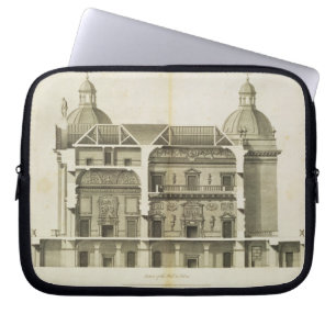 Houghton Hall: cross-section of the Hall and Salon Laptop Sleeve
