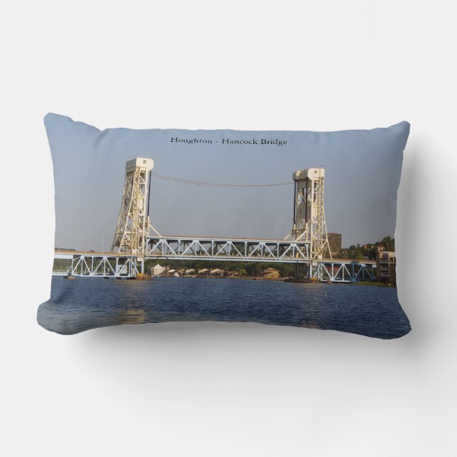 Houghton Hancock Bridge lumbar pillow (Front)