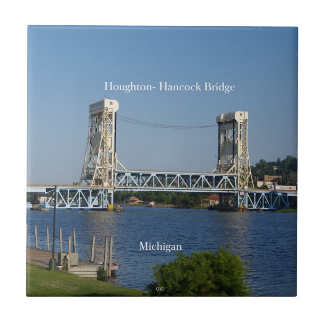 Houghton Hancock Bridge tile (Front)