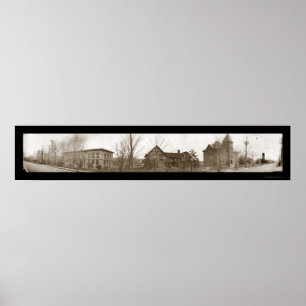 Houghton MI College Photo 1910 Poster