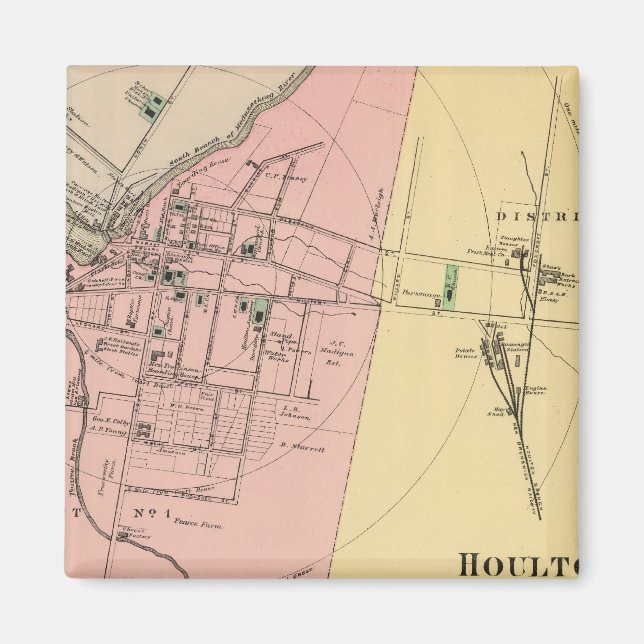 Houlton, Aroostook Co Magnet (Front)