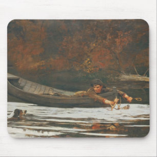 Hound and Hunter, 1892 (oil on canvas) Mouse Pad
