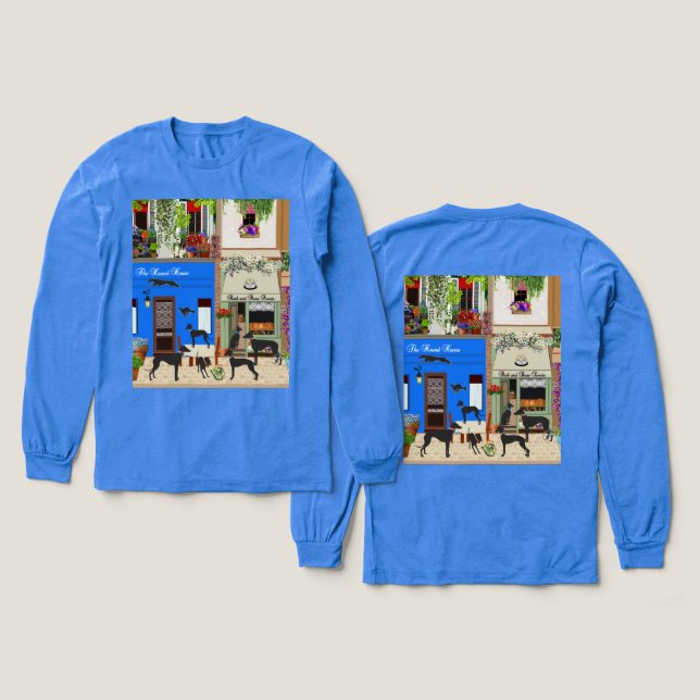 Hound Day Out V2 Tri-Blend Shirt (Design Front & Back)