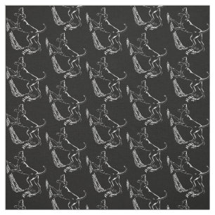 Hound Dog Art Fabric Fabric Hunting Dog Pattern