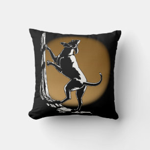 Hound Dog Art Throw Pillow Hunting Dog Pillows