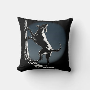 Hound Dog Art Throw Pillow Hunting Dog Pillows