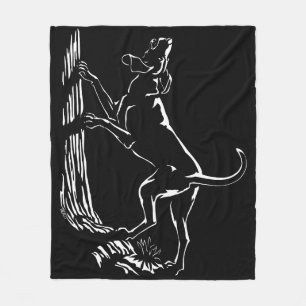 Hound Dog Blanket Coonhound Hunting Dog Blanket
