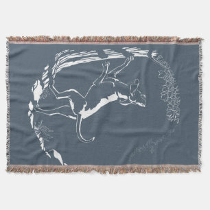 Hound Dog Blanket Hunting Dog Art Throw Blanket