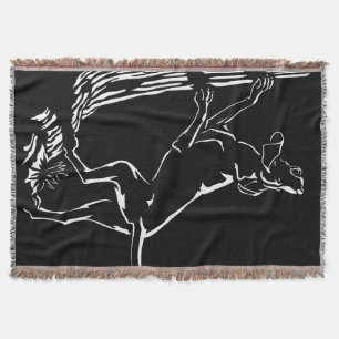 Hound Dog Blanket Hunting Dog Art Throw Blanket