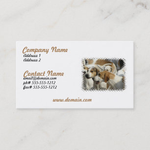 Hound Dog Business Card