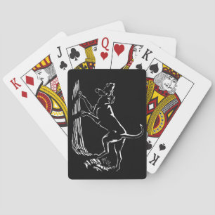 Hound Dog Cards Hunting Dog Art Playing Cards