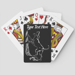 Hound Dog Cards Hunting Dog Art Playing Cards