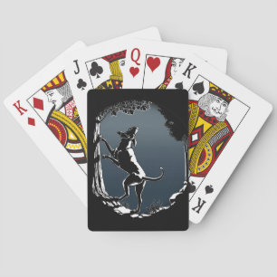 Hound Dog Cards Hunting Dog Art Playing Cards