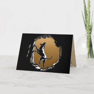 Hound Dog Cards Personalised Dog Art Greeting Card