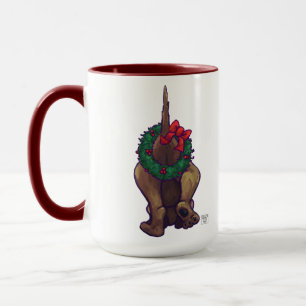 Hound Dog Christmas Mug