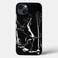 Hound Dog iPhone 4 Case Hunting Dog Art Case
