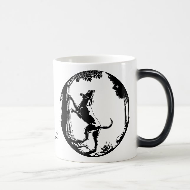 Hound Dog Mug Hunting Dog Art Coffee Cup (Right)