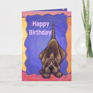 Hound Dog Party Centre Card