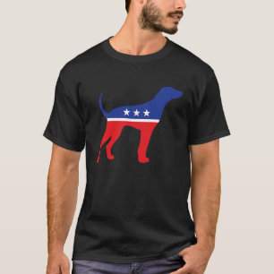 Hound Dog  Political Symbol Election Mascot T-Shirt