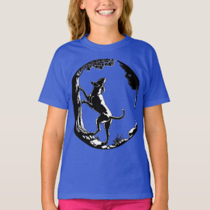 Hound Dog Shirt Girl's Organic Dog T-shirt
