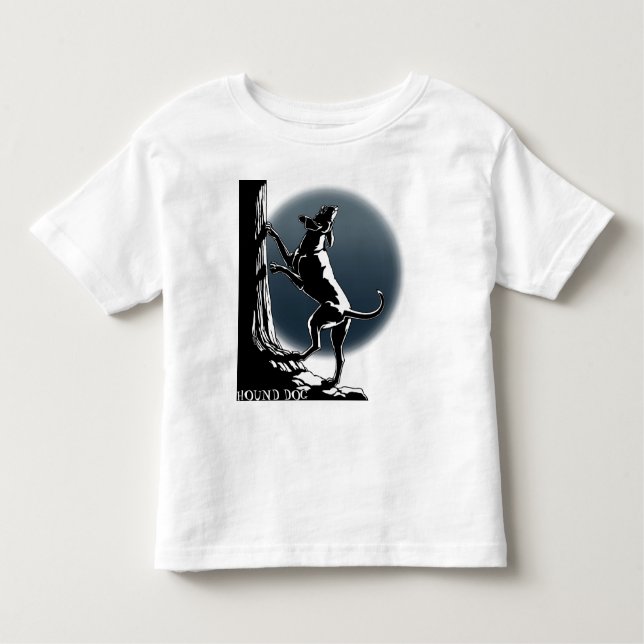Hound Dog Shirt Toddler Custom Dog Lover T-shirt (Front)