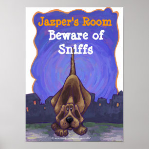 Hound Dog Stationery Poster